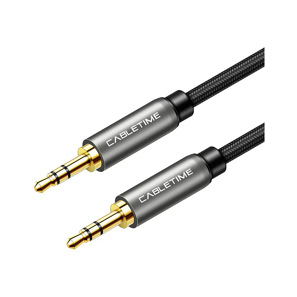 Кабель мультимедійний 3.5mm M to 3.5mm M 1.8m Cabletime (CA915262) - фото 2