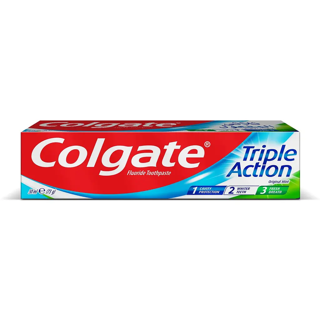 Зубна паста Colgate Triple Action Original Mint 50 мл - фото 3