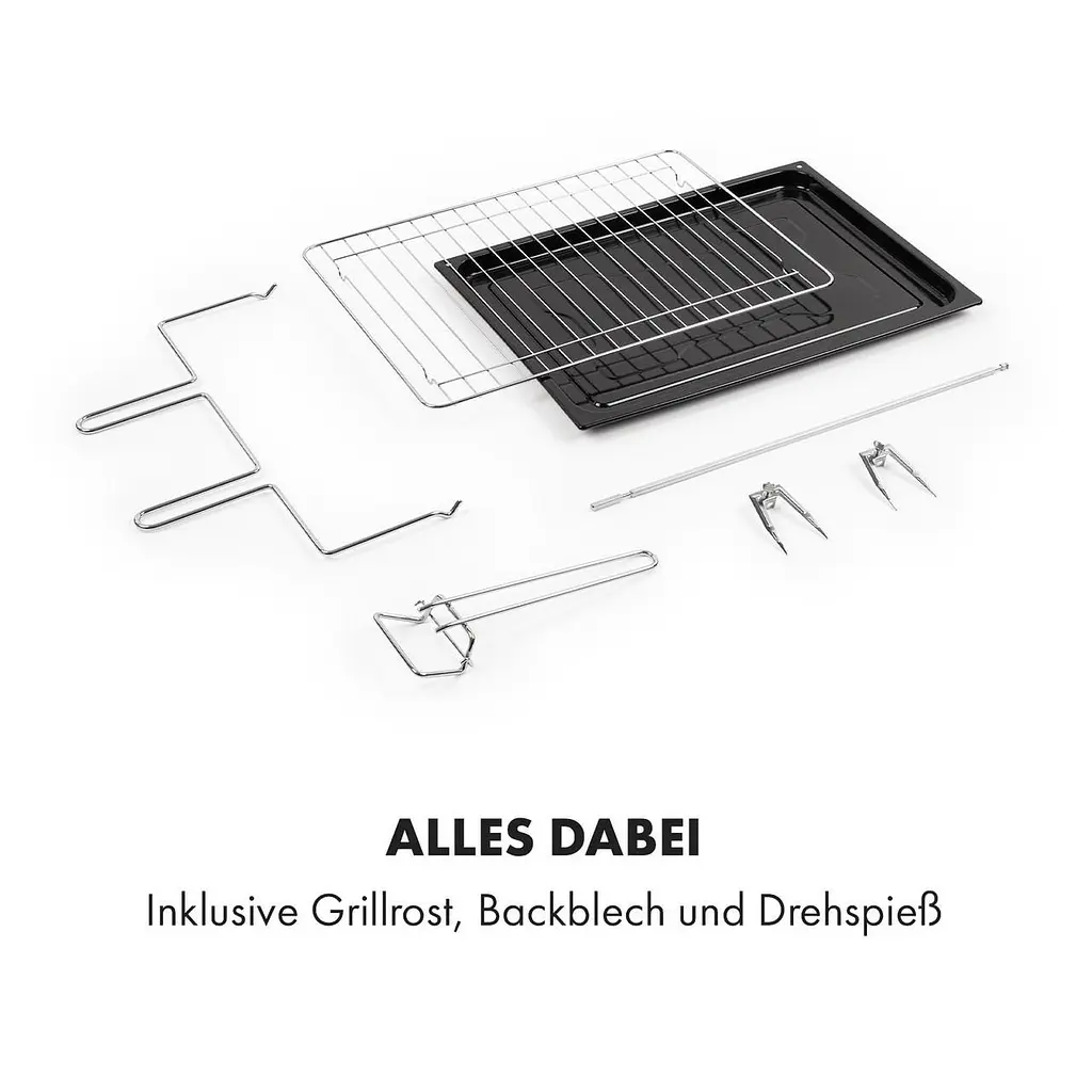 Духовка электрическая Klarstein Masterchef 60 л. (10034498) - фото 2