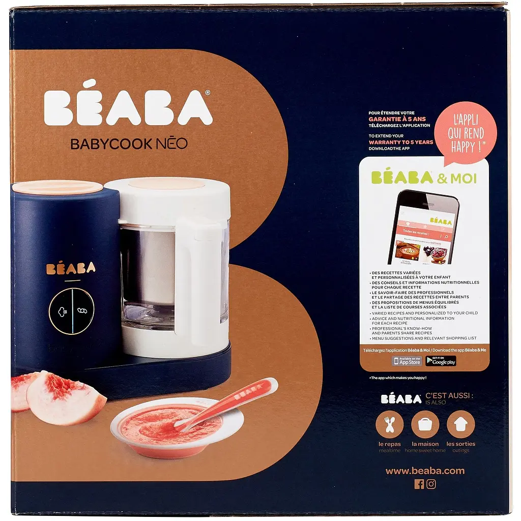 Пароварка-блендер Beaba Babycook Neo Night Blue (912772) - фото 6