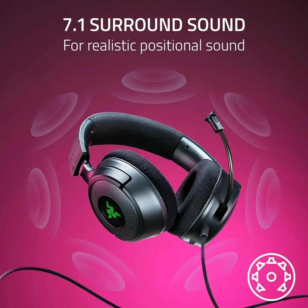 Навушники Razer Kraken V4 X (RZ04-05180100-R3M1) - фото 5