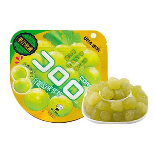 Японські желейні цукерки Kororo Fruit Juice Gummy зі смаком мускатного винограду 48г - фото 2