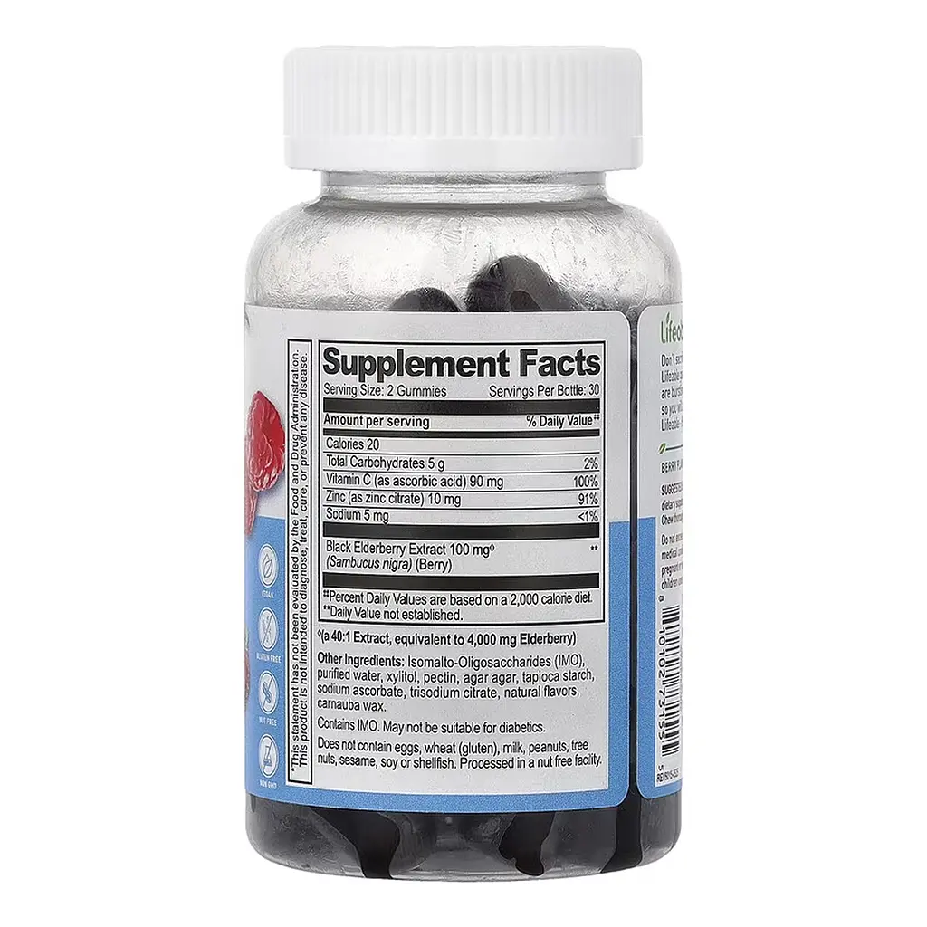Цинк Lifeable - 60 gummies, для імунітету - фото 2