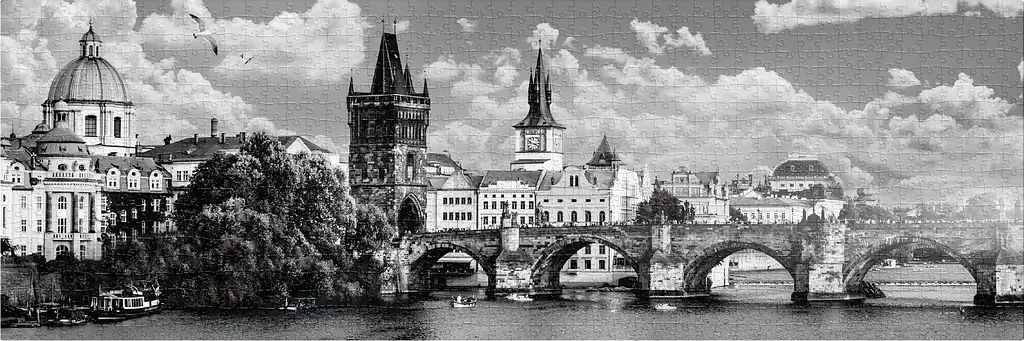 Пазли тришарові Interdruk Around the World 4, панорамні, 1000 елементів - фото 2
