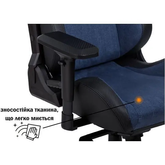 Геймерське крісло GT Racer X-8005 Dark Blue/Black [147951] - фото 9
