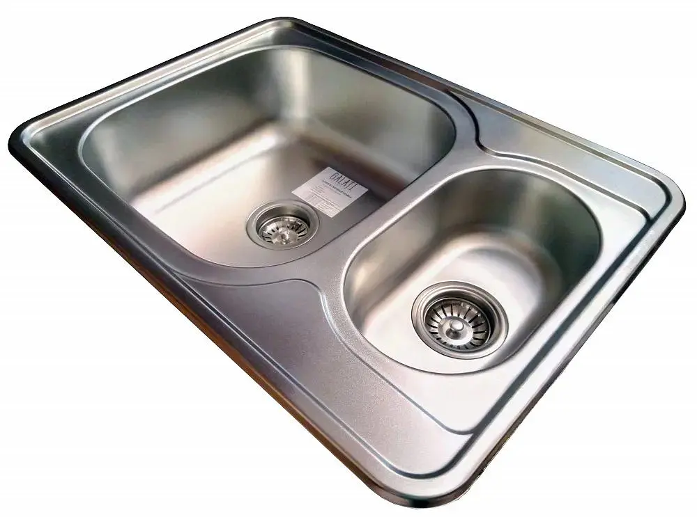 Кухонна мийка Romzha Fifika 1.5C Satin RO44013, Сірий - фото 8