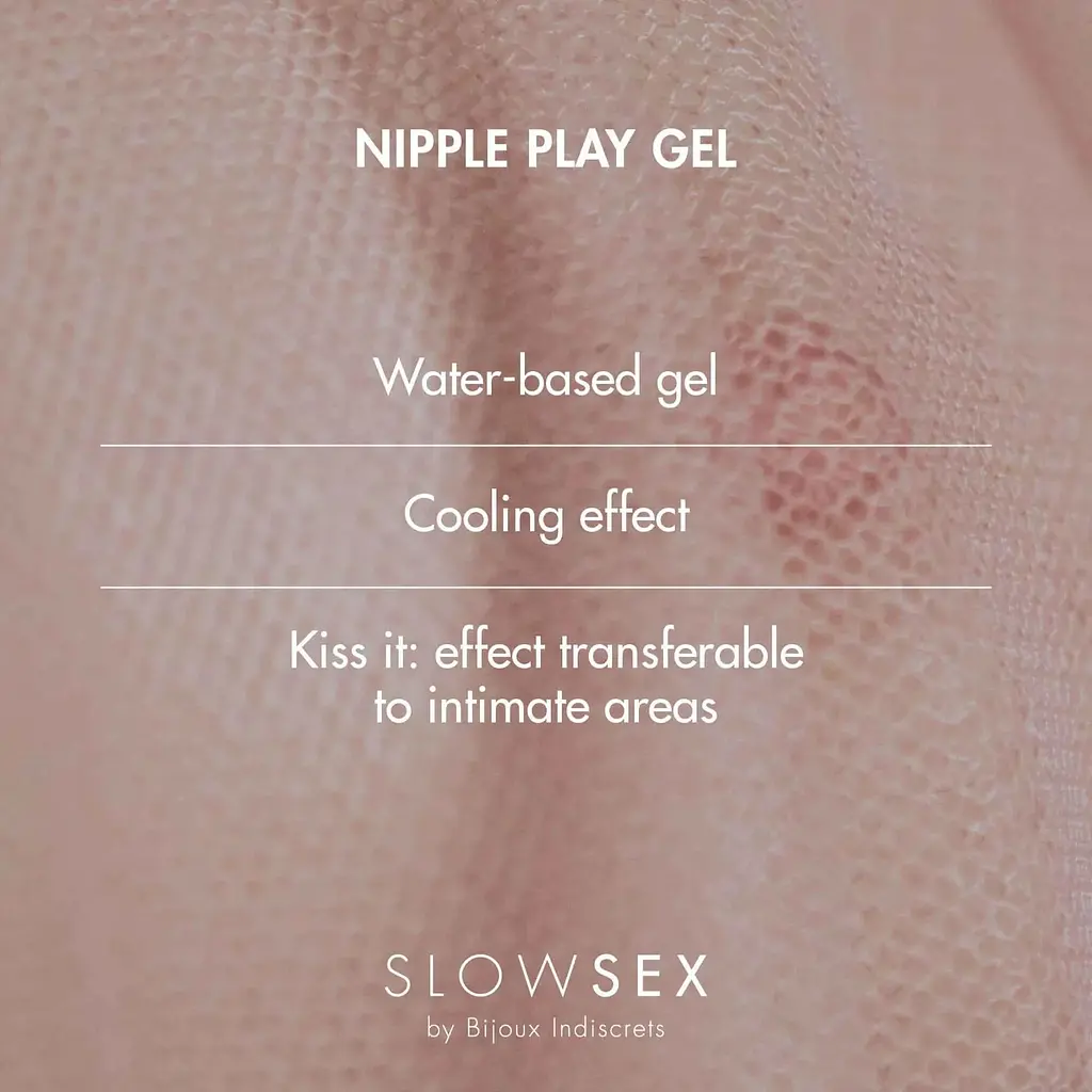 Стимулювальний бальзам для сосків Bijoux Indiscrets Slow Sex Nipple play gel - фото 3