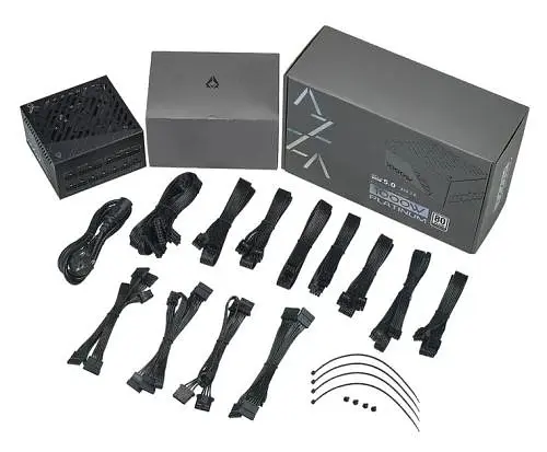 Блок живлення 1000 Вт, , Black, модульний AZZA teh0028904 - фото 3