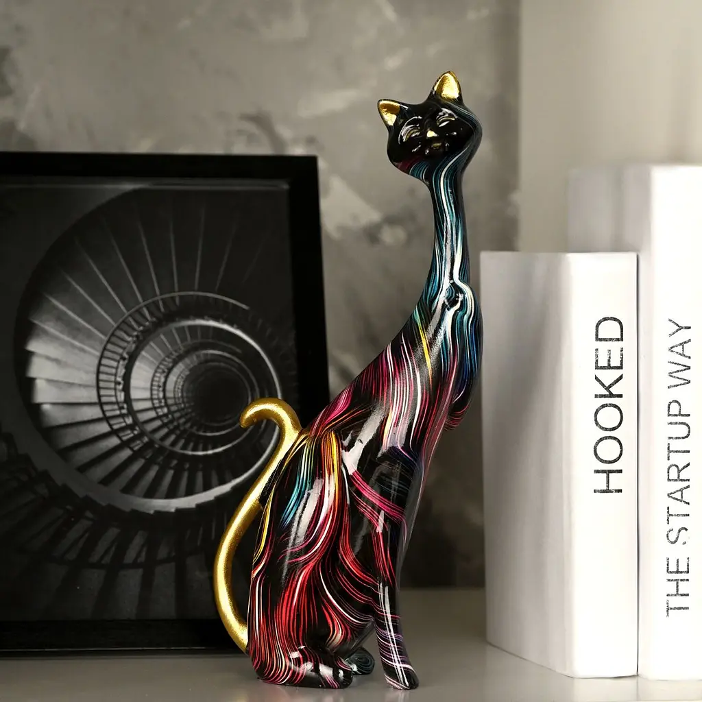 Декоративная статуэтка MBM My Home Кошка (DH-ST-21 M COLOR) - фото 3