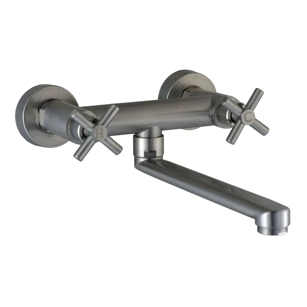 Змішувач для кухні Globus Lux Dukat SD4-104 Нержавіюча сталь - фото 2