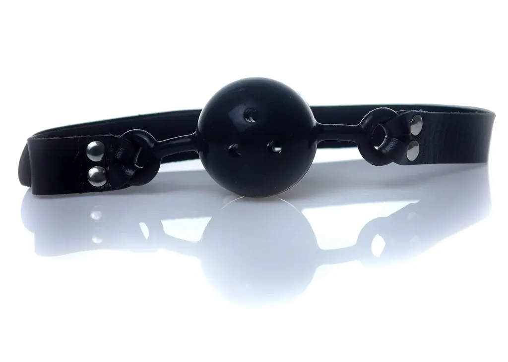 Кляп Fetish B - Series Ball Gag, 4.2 см (черный) - фото 4