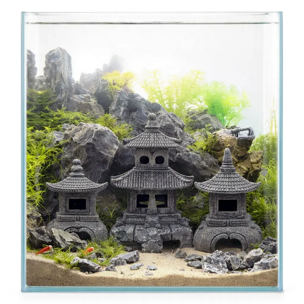 Декорація Hobby Senso Temple 11×11×19 см для акваріума і тераріуму (41731) - фото 4