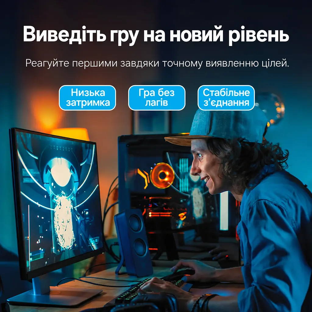 Кабель Ethernet Cat8 Vention 1 м патч-корд зі штекерами RJ45 на обох кінцях смуга пропускання 2000 МГц і швидкість передавання до 40 Гбіт/с фактична швидкість з’єднання залежить від можливостей портів обох пристроїв у комплекті 2 прозорі пилозахисні ковпачки RJ45 екранування фольгою та металевим обплетенням чорний (IKKBF) - фото 12