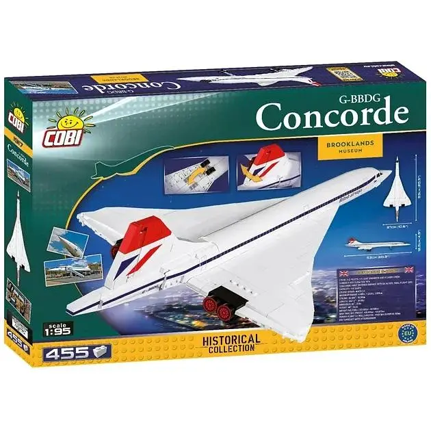 Конструктор Cobi Concorde, 455 деталей (COBI-1917) - фото 2