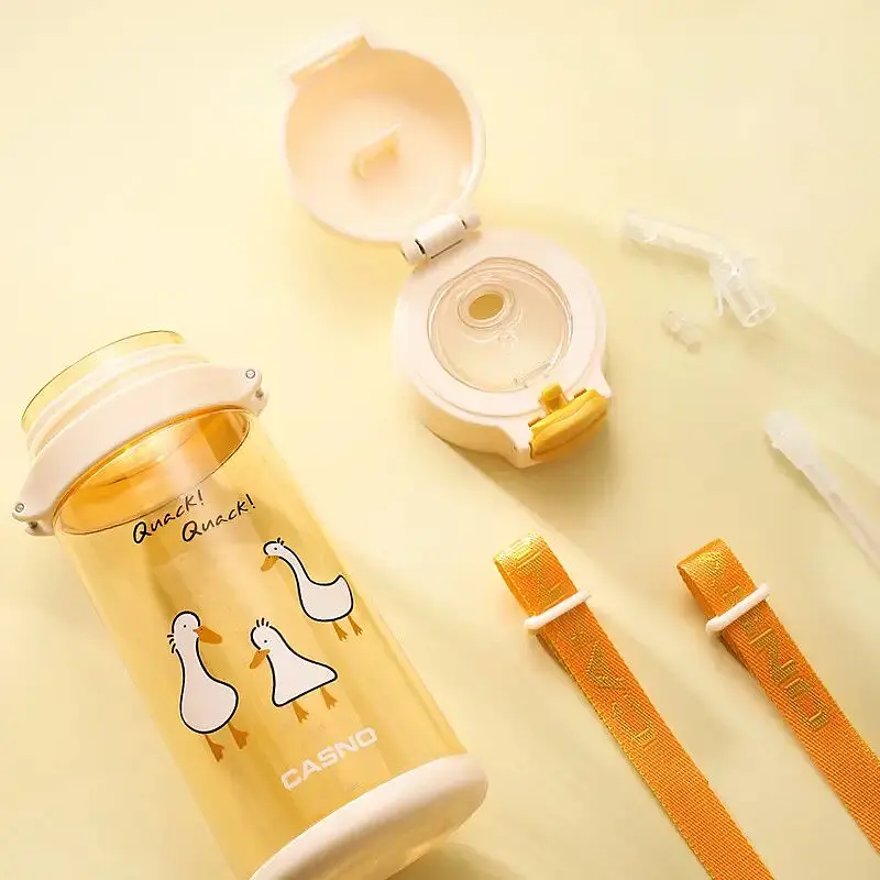Пляшка для води Casno KXN-1219 690 мл жовта - фото 2