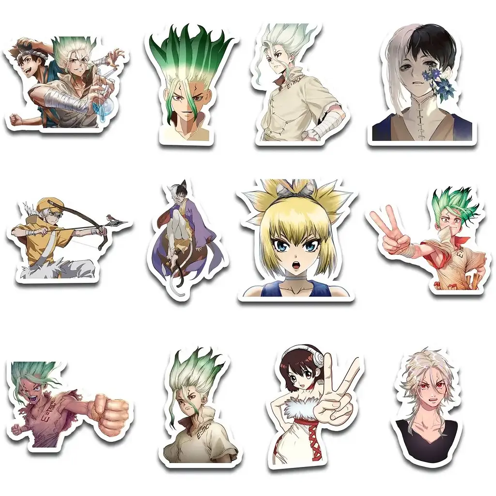 Стікерпак набір наклейок G-Toys Dr. Stone 45 шт. (SP DS 01) - фото 4