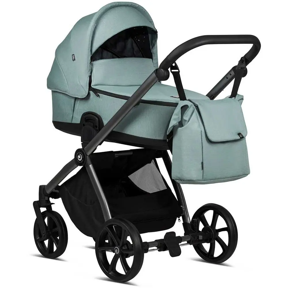 Коляска Tutis Mio Plus Thermo Turquoise, універсальна 2 в 1, бірюзова (1352243) - фото 7