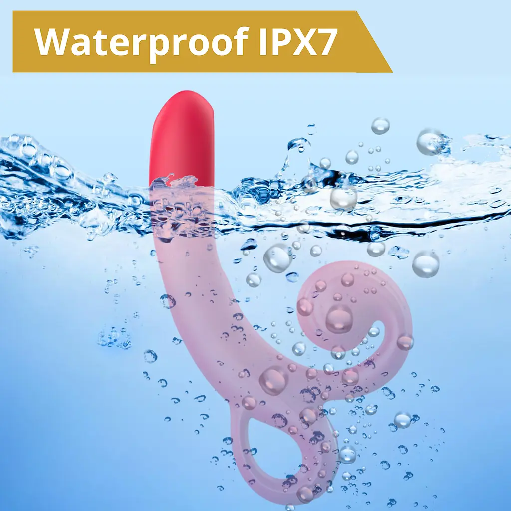 Вибратор Erospace Sweet Play A4 18.2 см красный - фото 11