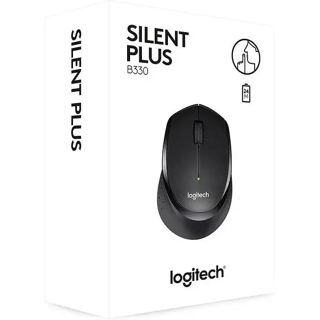 Миша бездротова Logitech B330 SILENT PLUS Wireless (910-004913) чорна - фото 4