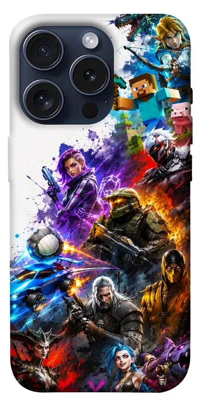 TPU чохол Demsky Gameverse для Apple iPhone 15 Pro (6.1")