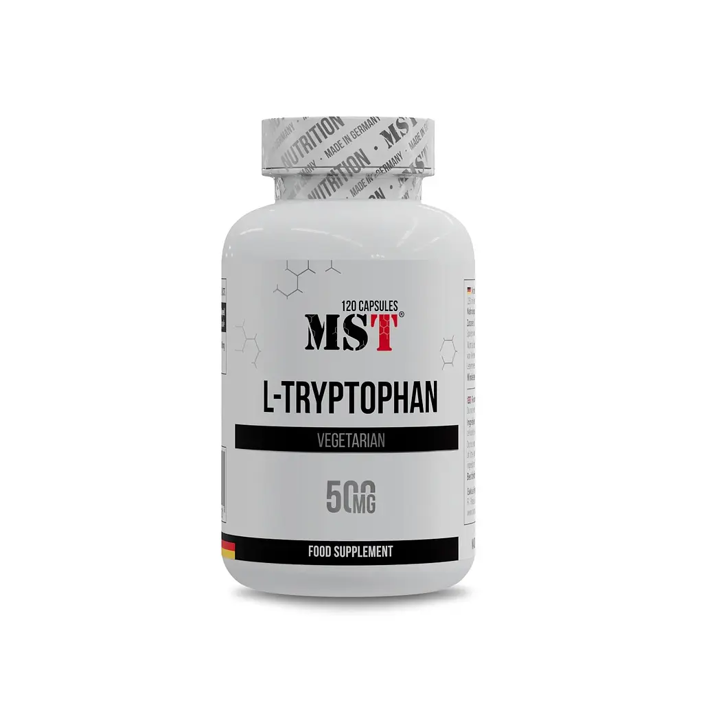 Амінокислота MST Nutrition L-Tryptophan 500 mg, 120 капсул