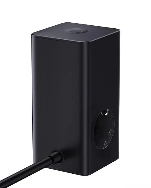 Зарядное устройство для удлинителей Baseus PowerCombo Tower Power Strip 2AC+2U+2C 100W 1.5m - фото 3