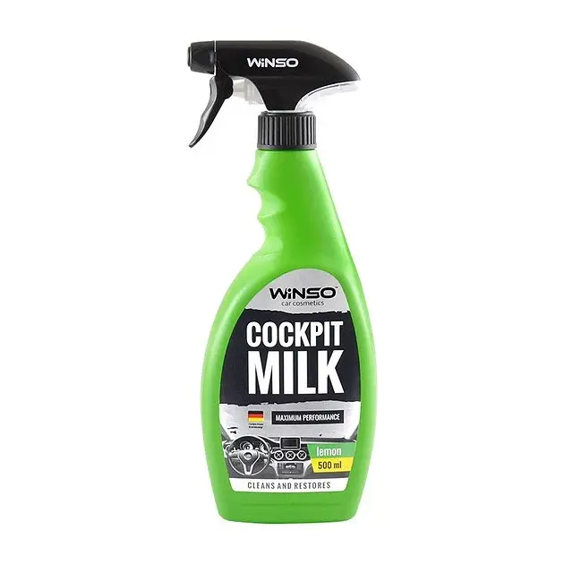 Поліроль-молочко для панелі приладів WINSO COCKPIT MILK Lemon Profesional 500мл 810610
