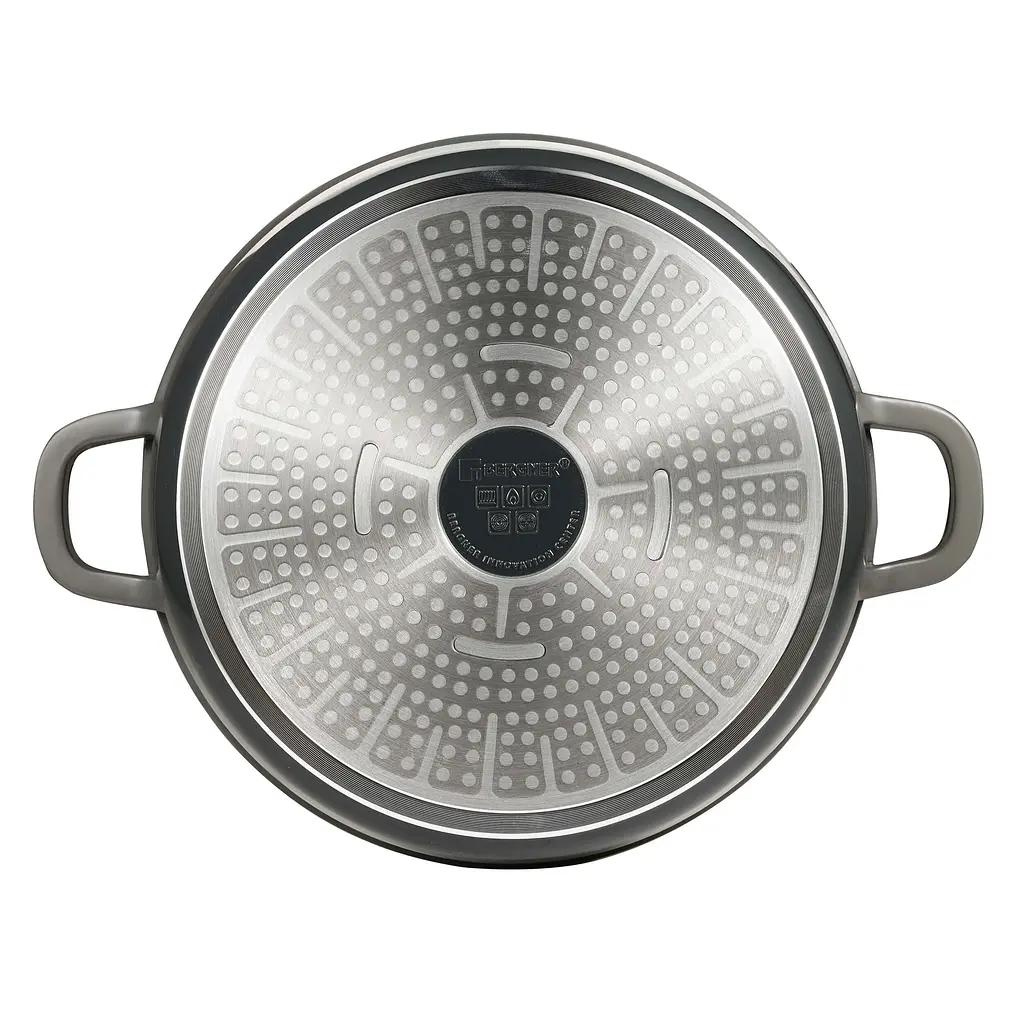 Каструля з кришкою Bergner Excalibur, сіра, 28, 6.5 л (BG-36102-GY) - фото 3