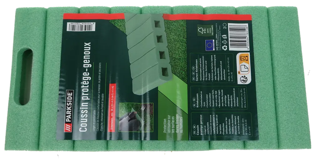 Легка сидушка для бомбосховища укриття підкладка для колін Parkside Зеленый - фото 2