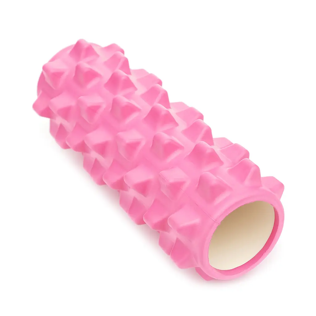 Масажний ролик Cornix EVA 33 x 14 см (валик, ролер) XR-0323 Pink - фото 4