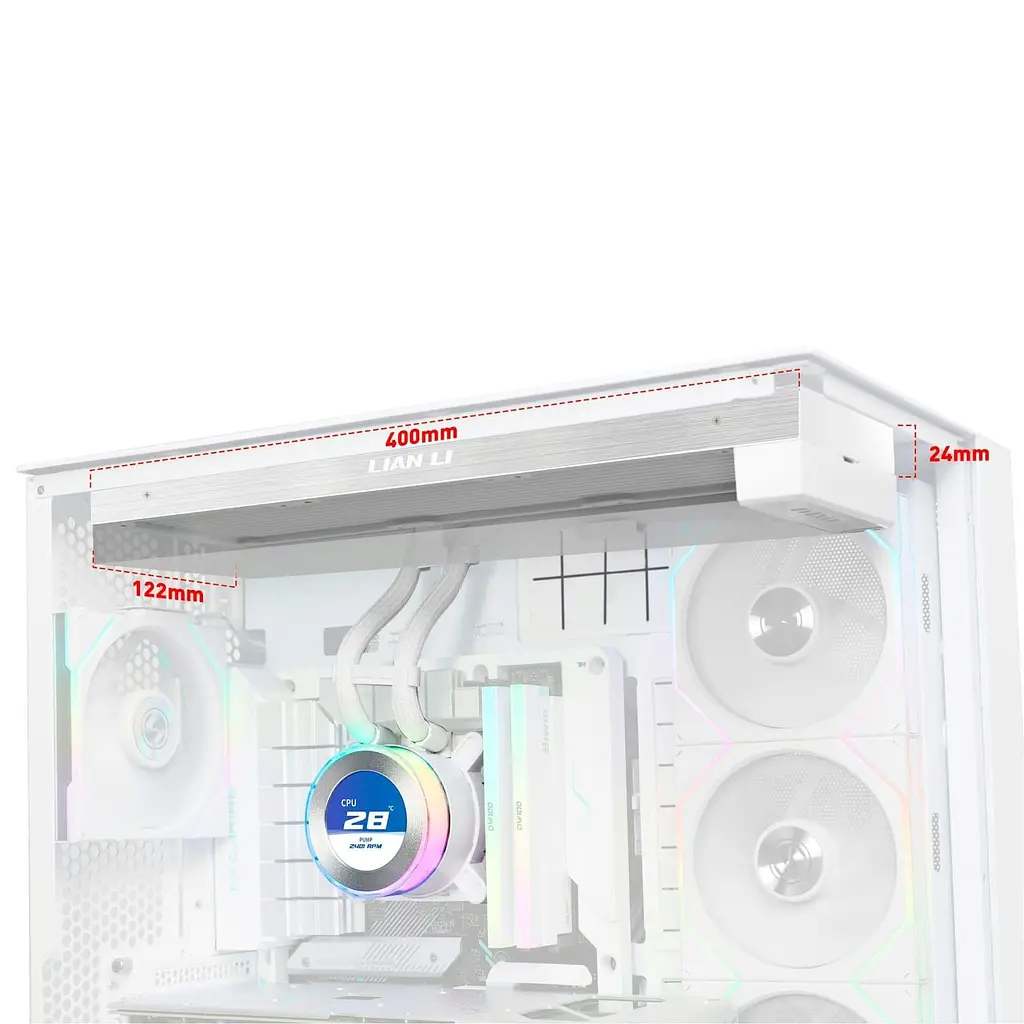 СВО Lian Li HydroShift II LCD-C 360 FANLESS White (G89.GHS2LCD36W.00) - фото 3