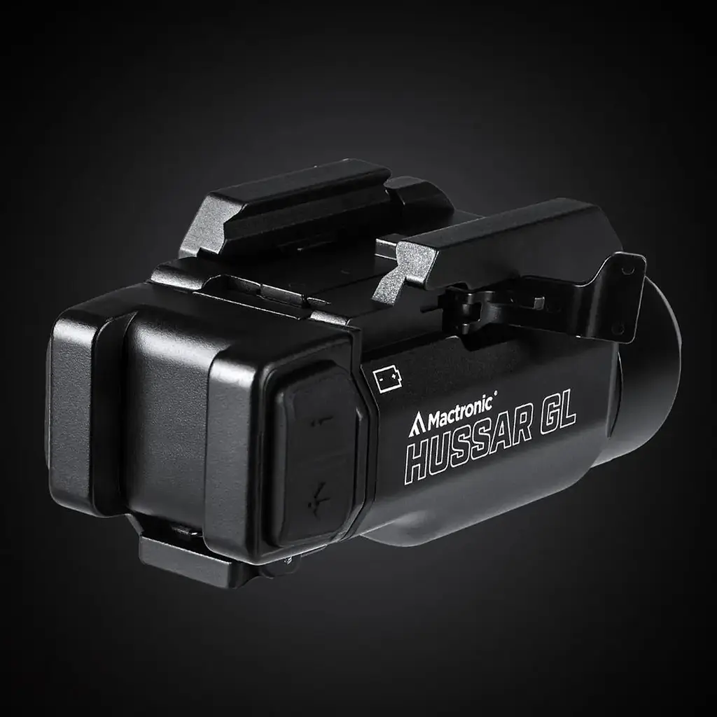 Фонарь подствольный тактический Mactronic Hussar GL 900 лм 220 м Cree XP-L зеленый лазер 532 нм Picatinny Glock CR123A RCR123A IPX - фото 5