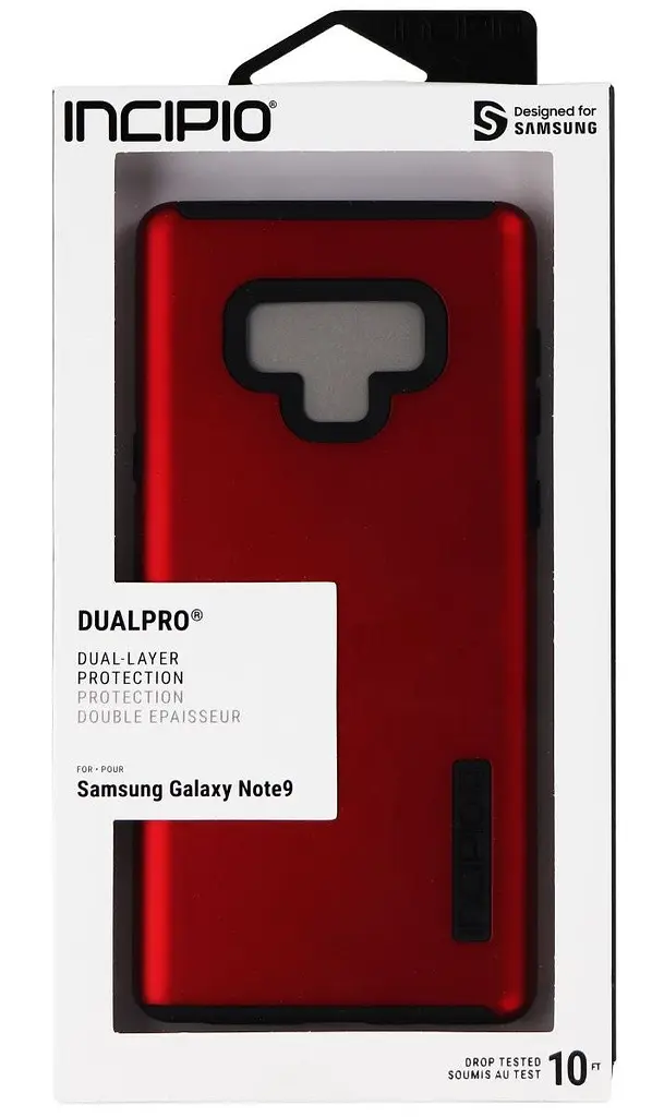 Протиударний подвійний чохол Incipio DualPro SA-958-RBK для Samsung Galaxy Note 9 Red - фото 3