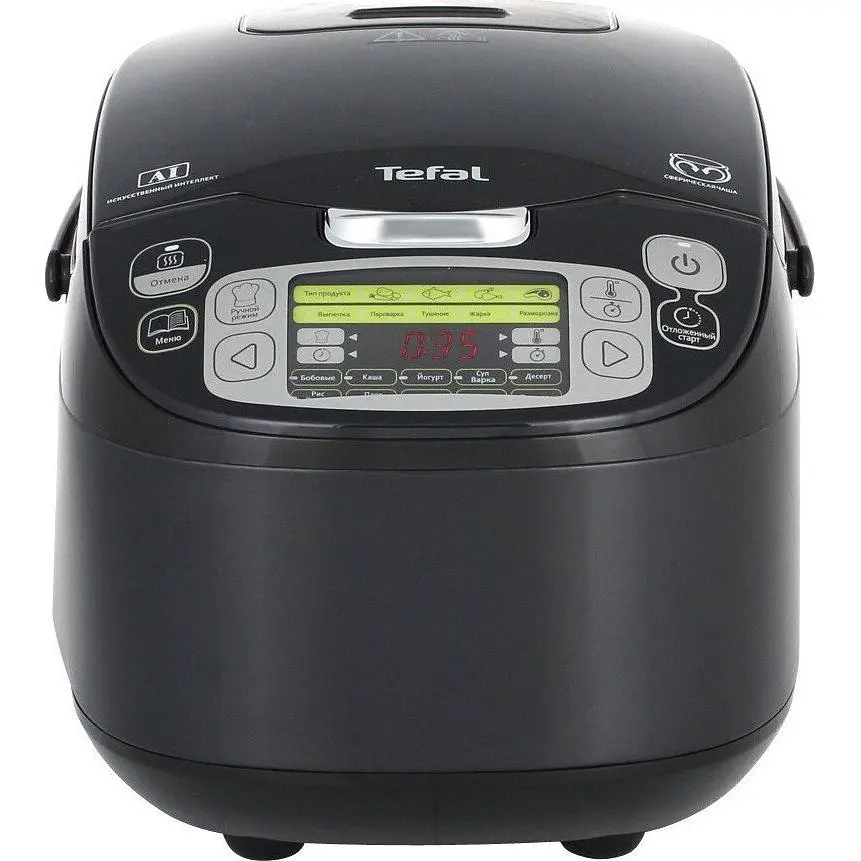 Мультиварка Tefal Fuzzy Logic 750 Вт чорна (RK815834) - фото 2
