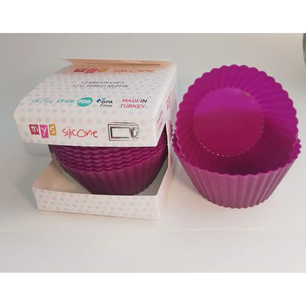 Форма силиконовая Mys Silicone для выпечки кексов Корзинка 7 см 12 шт. (45067) - фото 5