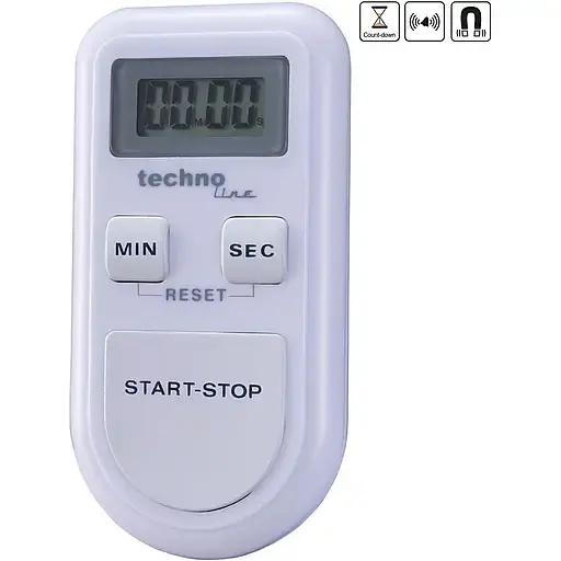 Таймер кухонний Technoline KT100 Magnetic White (KT100) - фото 2