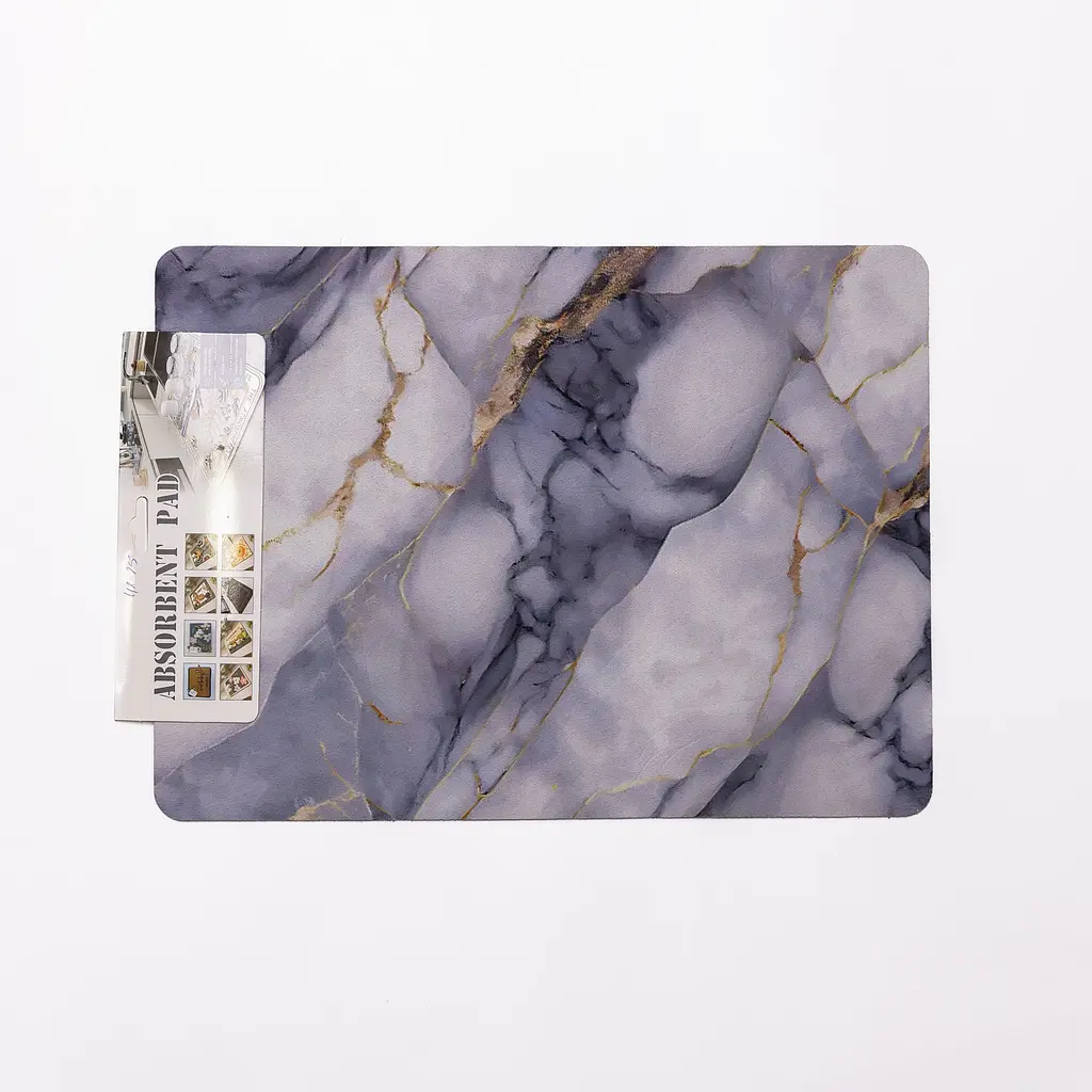 Діатомітовий килимок на кухню для сушіння посуду 30×40 (см) мийний вологопоглинаючий килимок на стільницю для посуду Yiwu HP-42-25 - фото 3