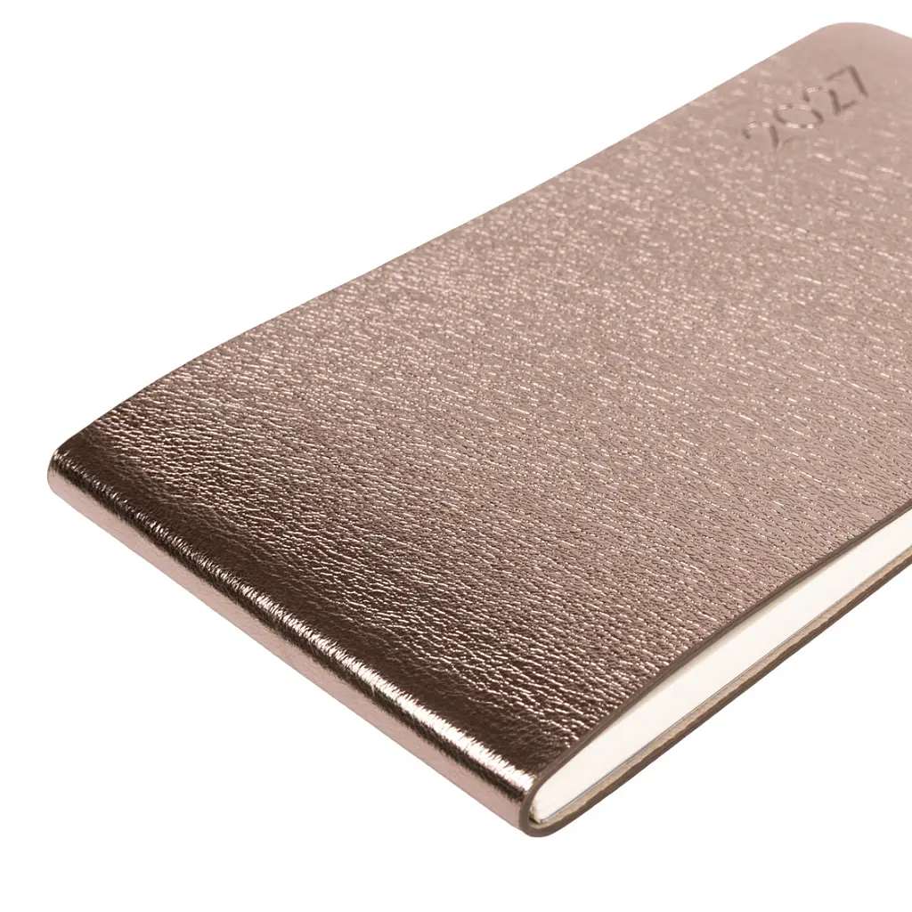 Щотижневик Leo Planner 2027 Glory м'який 10х17 см 128 сторінок темно-сірий металік (252740) - фото 3