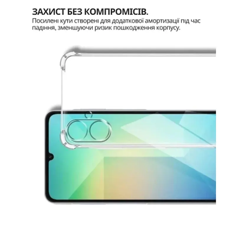 Чохол до мобільного телефона BeCover Anti-Shock Tecno Spark Go 2 (KM4) Clear (714705) - фото 2