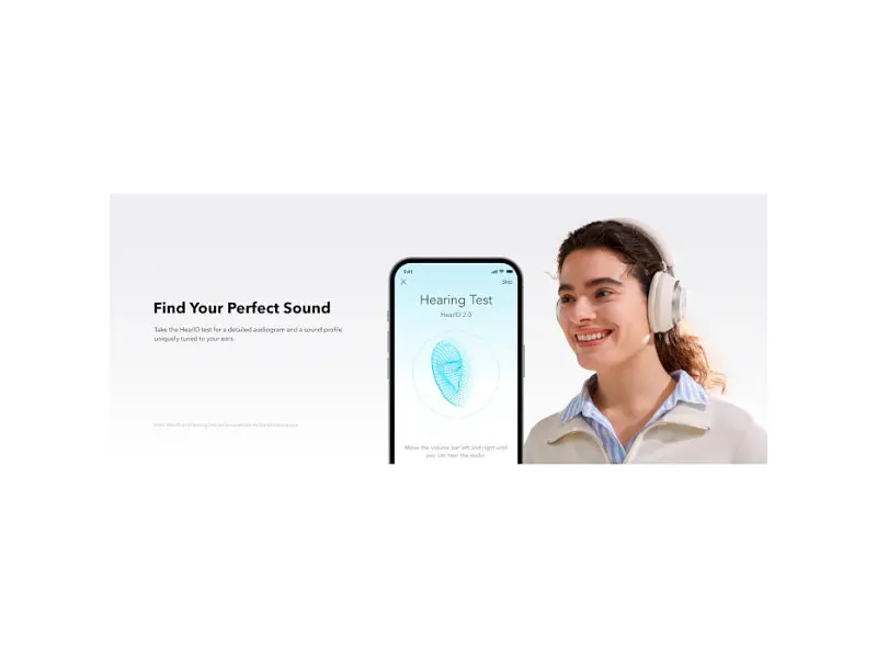 Навушники з мікрофоном ANKER Soundcore Space One Pro Cream White - фото 12