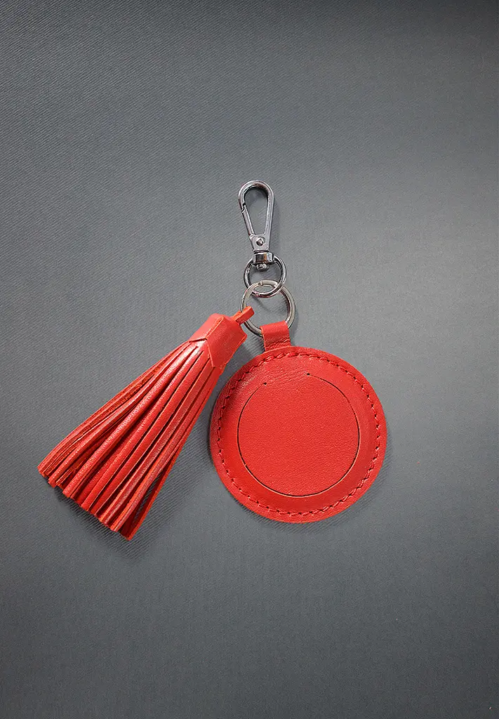 Брелок-підвіска з дзеркальцем 1.0 червона - фото 6