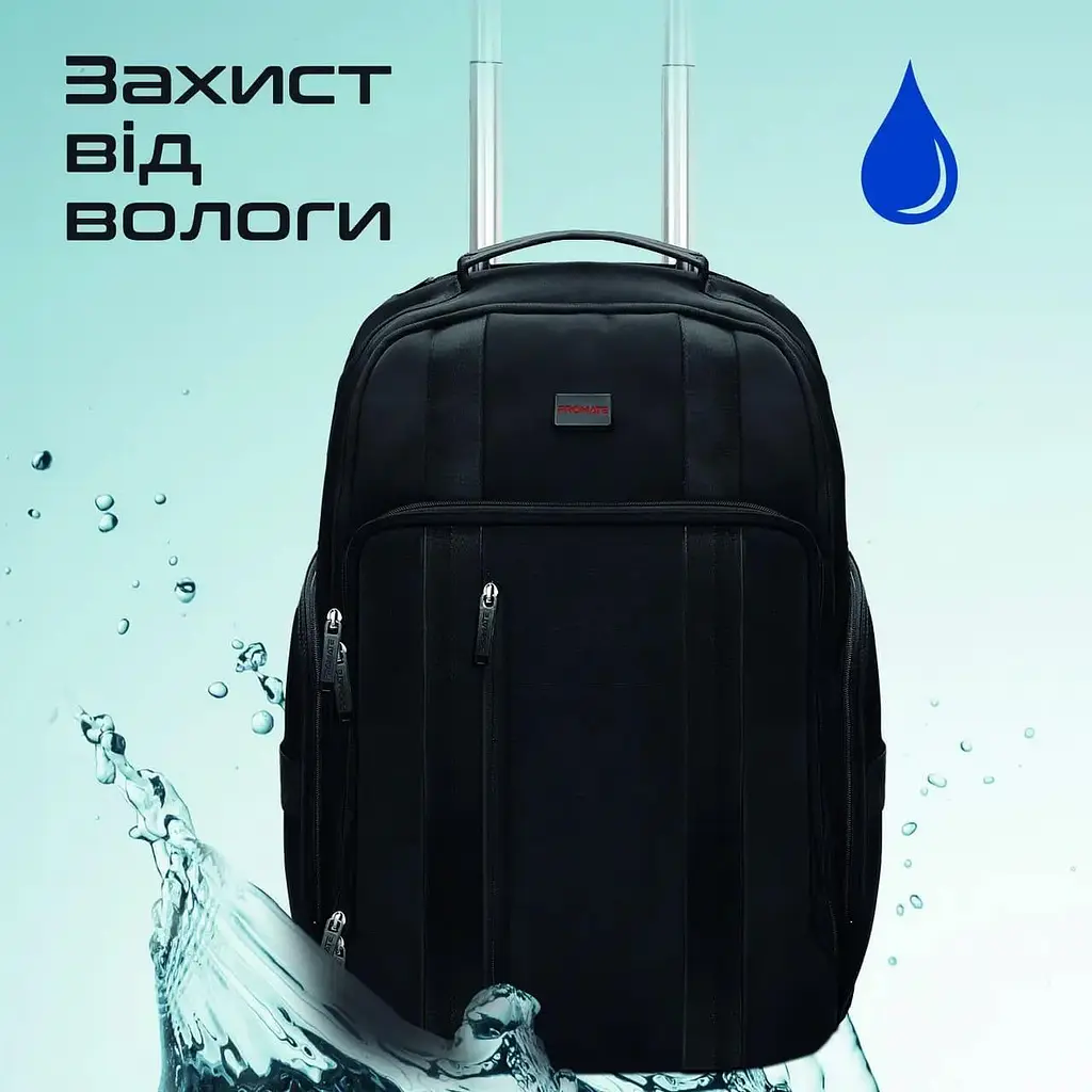 Рюкзак для ноутбука Promate 18 (crampack-tr.black) - фото 8