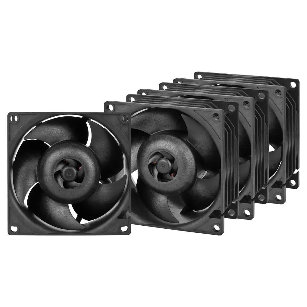 Корпусний вентилятор 80 мм Arctic S8038-7K 4pcs ACFAN00292A Black - фото 2