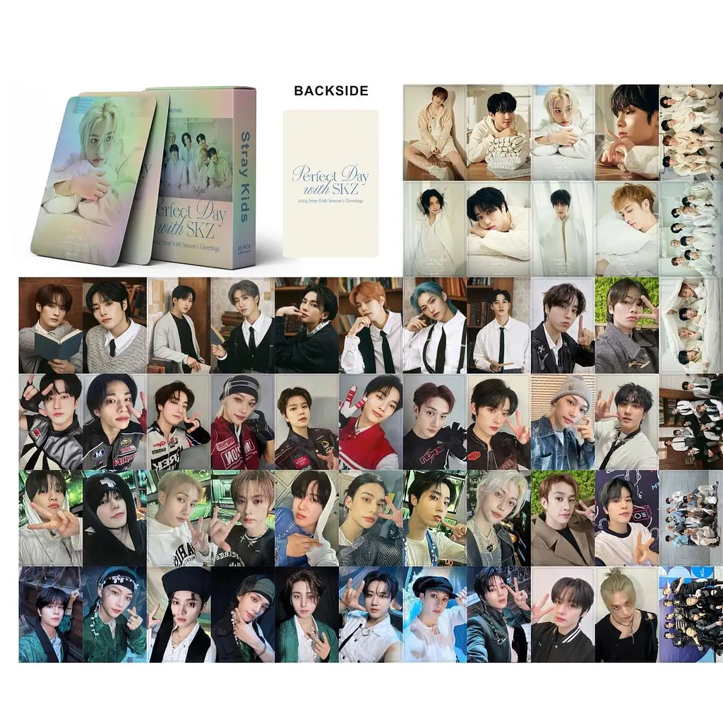 Ломо Карти Lomo Card China Stray Kids / SKZ Стрей Кідс голографічні СС C SK 07 - фото 2