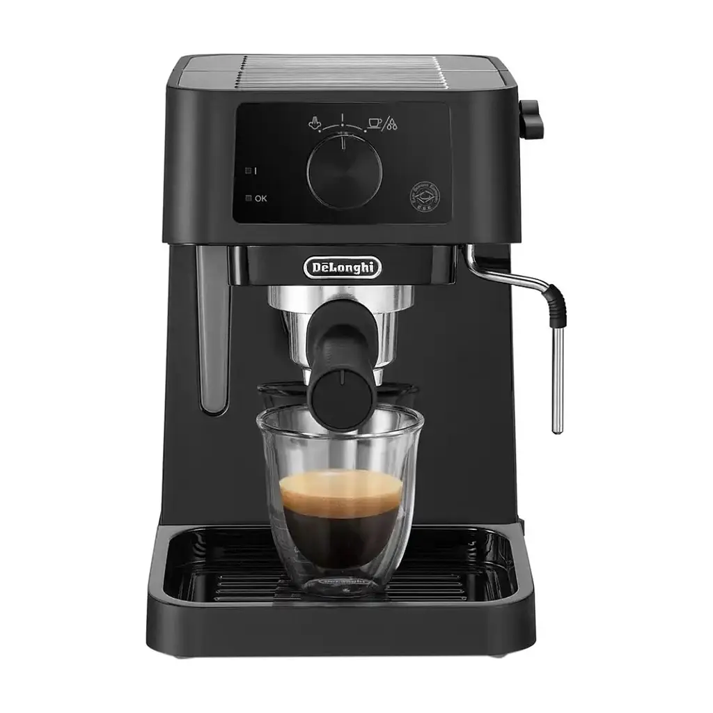 Ріжкова кавоварка еспресо DeLonghi EC 235 BK - фото 2
