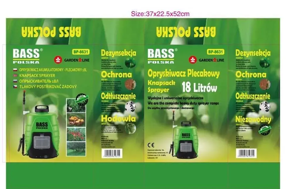 Опрыскиватель аккумуляторный Bass Polska 8631, 18 л - фото 7