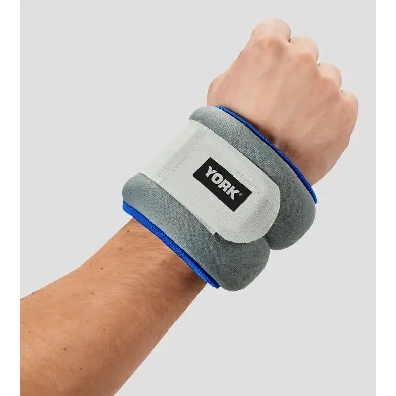 Обважнювачі York Fitness Soft для рук і ніг 2х1,5кг сірий - фото 4