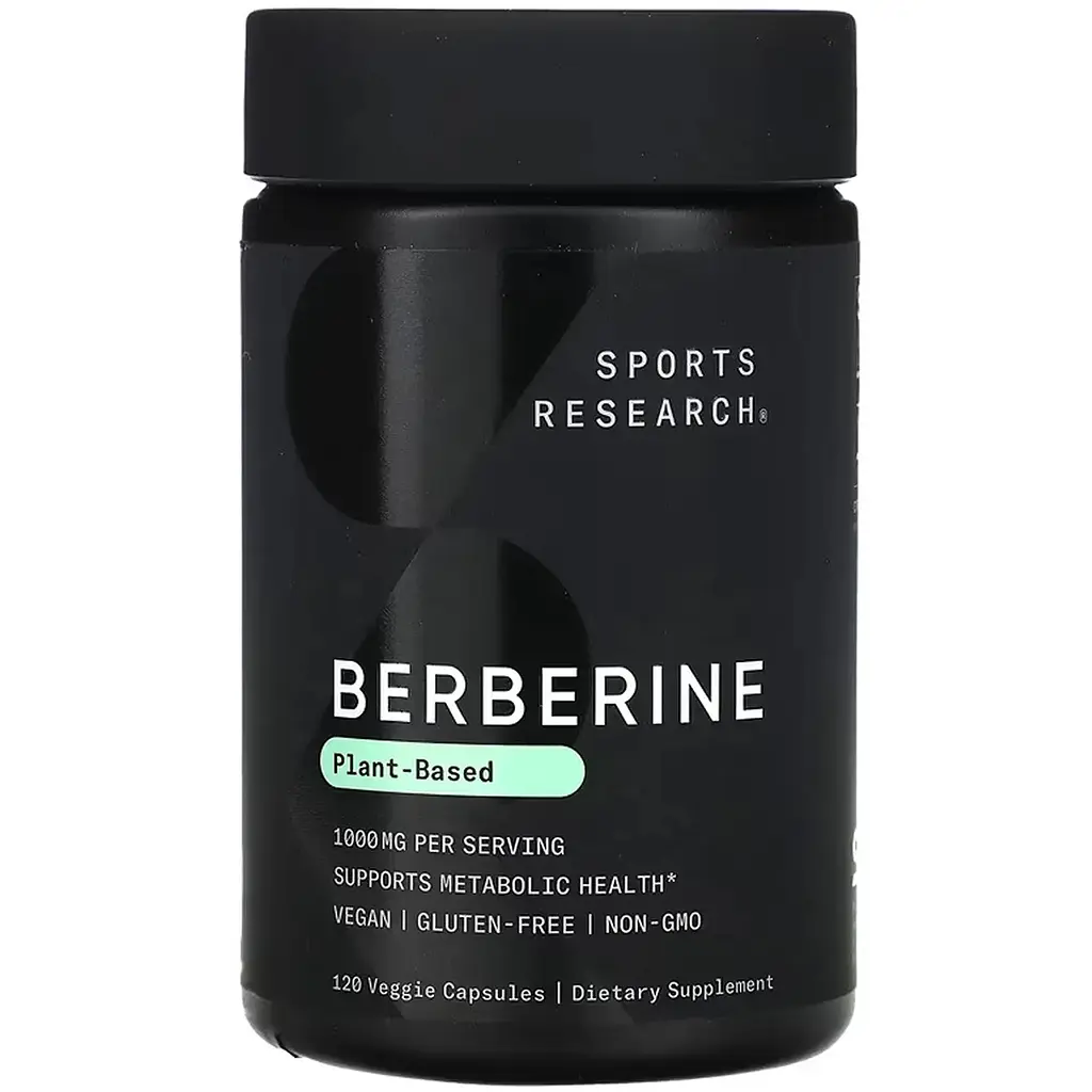Берберин Sport Research Berberine 1000 мг 120 веганських капсул