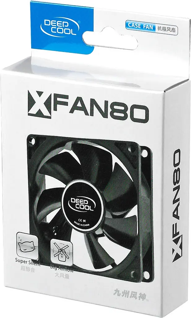 Вентилятор 80mm Deepcool XFAN 80 black (DP-FDC-XF80) - фото 3