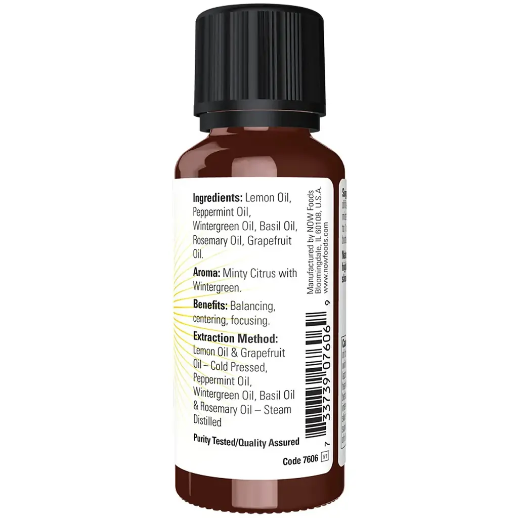 Суміш олій для концентрації Now Foods Mental Focus Oil Blend 30 мл - фото 3
